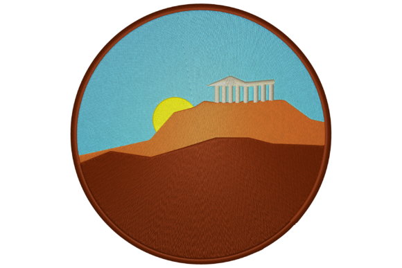 Athens Landscape: A Boutique Sweatshirt Embroidery Review