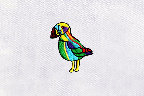 Colorful Parrot: A Seasonal Embroidery Star