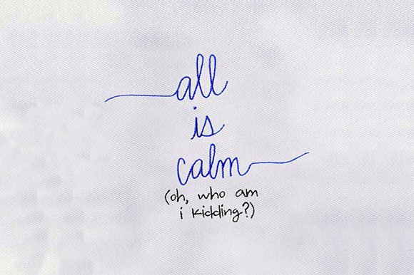 Funny Saying: A Seasonal Embroidery Staple