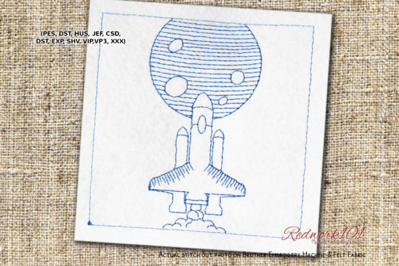 Space Shuttle Embroidery Design Review